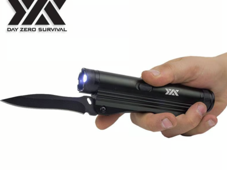 3 in 1 Multi Tool Rechargeable Stun Gun, FlashLight and Folding Knife Sale