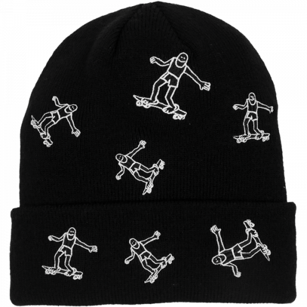 Thrasher - Gonz Embroidered Beanie - Black   White Stitch Online Sale