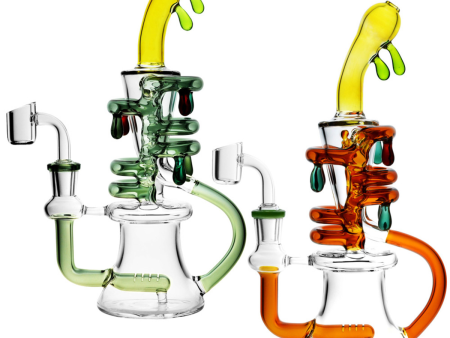 Dripping Oil Rig Recycler 14mm Online Sale