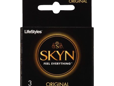 Lifestyles SKYN Non-Latex Condoms - Box of 3 Online now