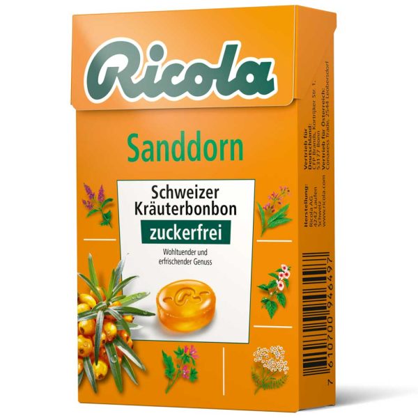 Ricola Sanddorn zuckerfrei Box 50g Hot on Sale