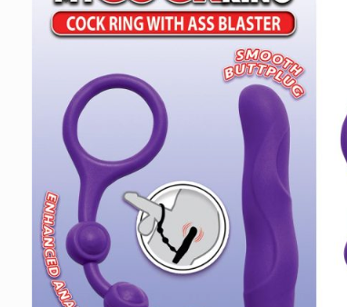 My Cockring With Ass Blaster-Purple Supply