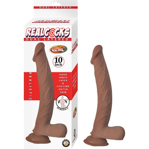 Real Cocks Dual Layered 10″ on Sale