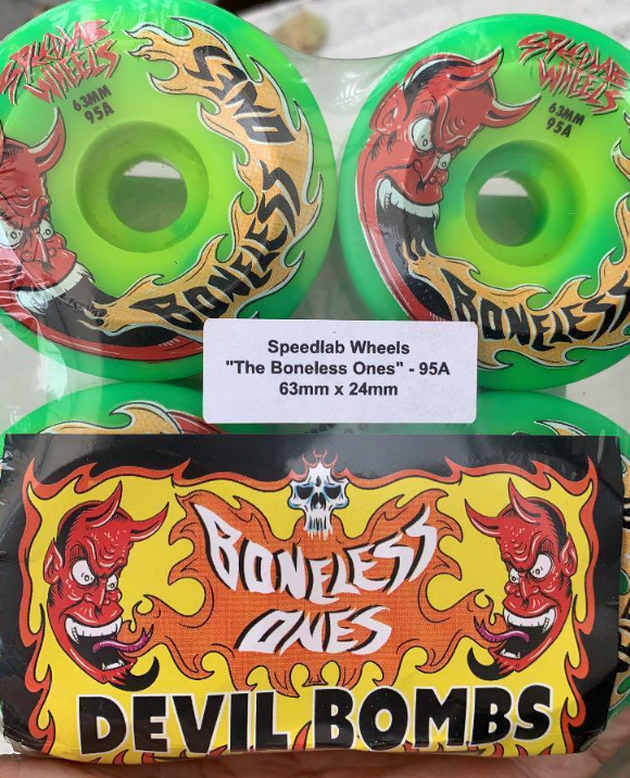 Speedlab Wheels| 63mm 95a| The Boneless Ones| Green Online