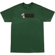 Baker Skateboards - Sneaky Jolly T-shirt - Dark Green - XL Cheap