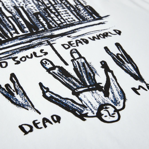 Polar Skate Co - Dead World T-Shirt - White on Sale