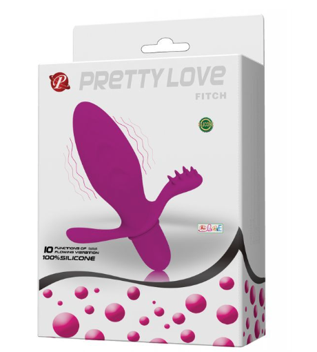 Pretty Love Fitch Anal Vibrator - Fuchsia Online Hot Sale