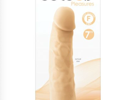 Colours Pleasures 7  Vibrating Dong - White Online