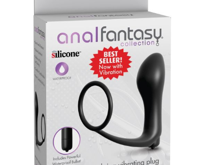 Anal Fantasy Collection Ass Gasm Vibrating Plug w Cockring For Discount