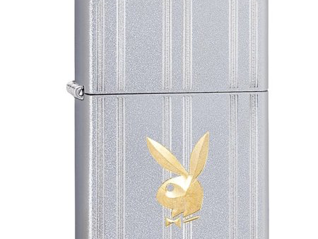 Zippo Satin Chrome Playmate Design Lighter Online Sale