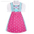 Traje alemán para niñitas, vestido tradicional bávara con blusa y delantal   Kinder Dirndl mit Bluse und Schürze For Discount