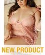 Vixen Embroidered Babydoll & G-String Cheap