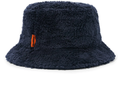 Butter Goods - Deep Pile Fleece Bucket Hat - Navy Cheap