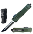 7  Street Walker Out Of The Front OTF Knife Army Green Tanto Blade Cheap