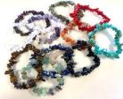 Rough Chip Assorted Real Stone Stretch Bracelets Supply