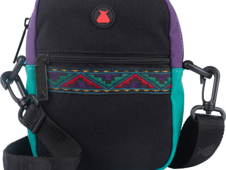 Bumbag Compact Bag - Java Black w  Aztec Ribbon For Cheap