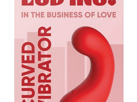 Luv Inc. Curved Vibrator - Red Fashion