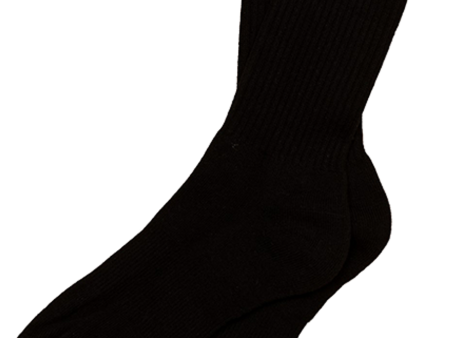 Baker Script Crew Socks - Black   White Online Hot Sale