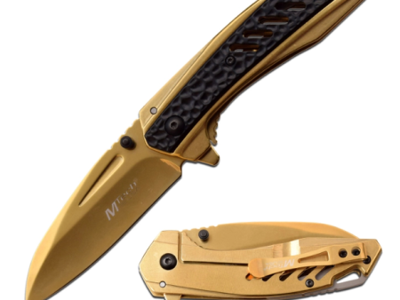 MTech USA Gold Steel Tinite Knife Cheap