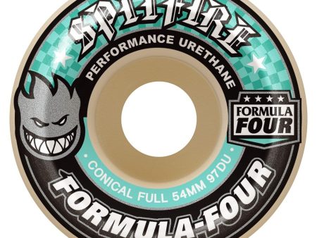 Spitfire Wheels - Formula 4 - Conical Full 97A - 54MM Hot on Sale