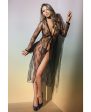 Classic Sheer Lace Robe & G-String Online Sale