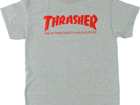 Thrasher Skate Mag Short Sleeve XL-Heather Red T-Shirt Sale