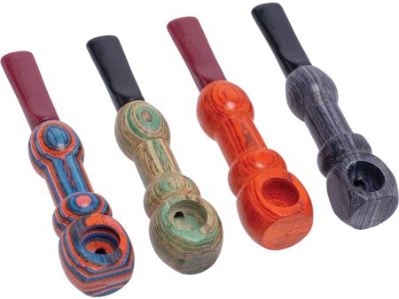 Rounded Wooden Tobacco Pipe Online