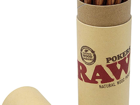 Raw Wooden Rolling Pokers - Individual Poker 1 pc Online