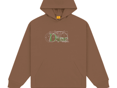 Dime - Ratio Hoodie - Brown Hot on Sale