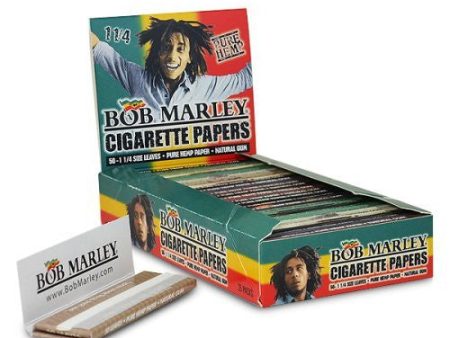 1 1 4 Bob Marley Hemp Rolling Paper Supply