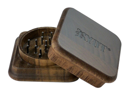 RYOT 1905 Square Wood Grinder - 2.2  | 2PC | Walnut Discount