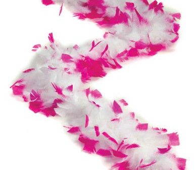 Bachelorette Feather Boa - White w  Pink Tips Online