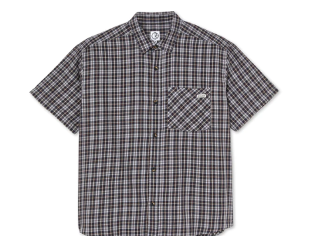 Polar Skate Co - Mitchell Poplin Button Up Shirt (Graphite   Gold) - XL Online now