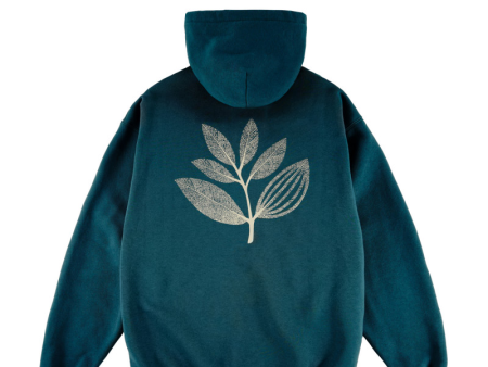 Magenta Skateboards - Botanic Hoodie - Petrol Blue For Discount