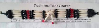 Traditional Bone Choker Necklace on Sale