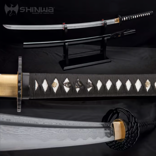 Shinwa Royal Warrior Handmade Katana - Damascus Steel Online Hot Sale