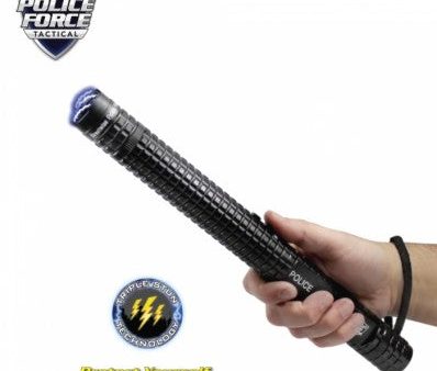 Police Force 12,000,000* Tactical Stun Baton Flashlight For Sale