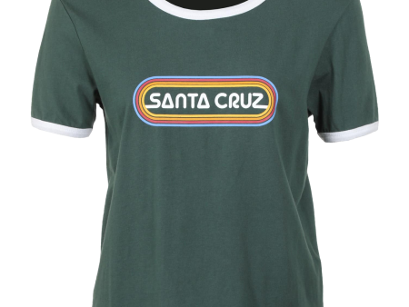 Santa Cruz Woodstock Ringer Women Shirt For Discount