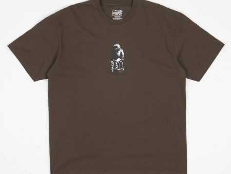 Polar Skate Co -Shadow T-Shirt - Brown For Discount