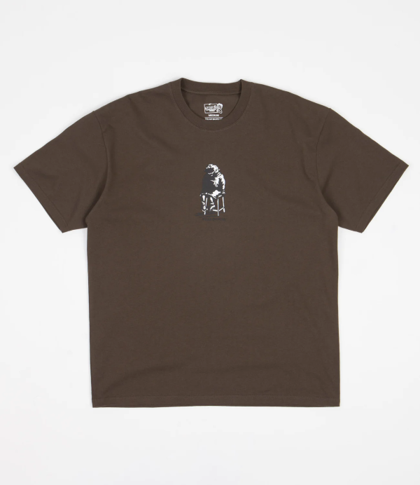 Polar Skate Co -Shadow T-Shirt - Brown For Discount