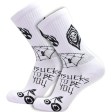 Psockadelic - Psucks to be You Crew Socks - White Cheap