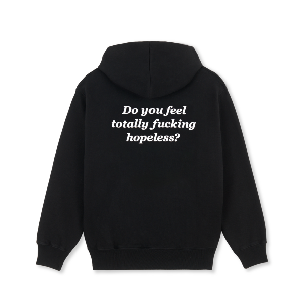 Polar Skate Co. - Dave Hoodie - Hopeless - Black For Sale