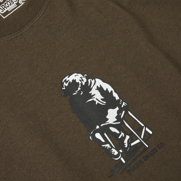 Polar Skate Co -Shadow T-Shirt - Brown For Discount