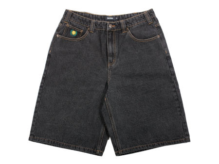 Theories - Plaza Denim Shorts - Washed Black - 32 Online Hot Sale