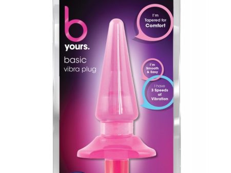 Blush B Yours Basic Vibra Plug - Pink Online now