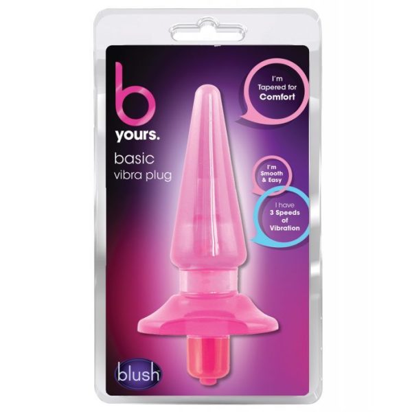 Blush B Yours Basic Vibra Plug - Pink Online now