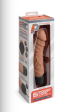 Powercocks 6.5  Realistic Vibrator - Mocha Fashion