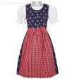 Traje alemán para niñitas, vestido tradicional bávara con blusa y delantal   Kinder Dirndl mit Bluse und Schürze Online