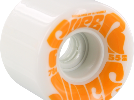 OJ Mini Super Juice Cruiser Wheels - 55MM - 78A - White   Orange Online