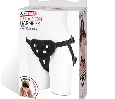 Lux Fetish Strap On Harness - Black Sale